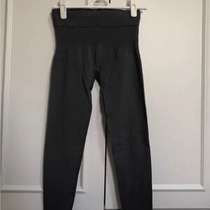 High-Waisted Black Leggings